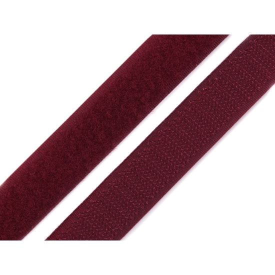 Taśma rzep komplet (haczyk+pętelka) szerokość 20mm - Czerwona truskawka (25 Metry) Taśma rzep komplet (haczyk+pętelka) szerokość 20mm - Czerwona truskawka (25 Metry)