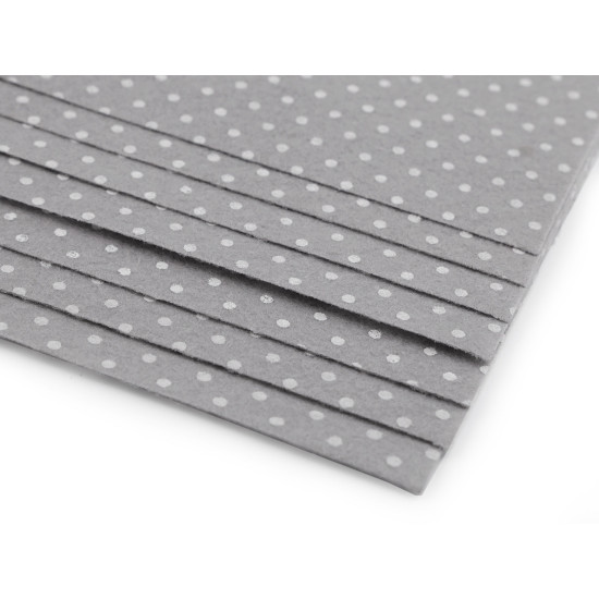 Filc dekoracyjny 20x30 cm kropeczki - Błękit pruski (12 Sztuki) Filc dekoracyjny 20x30 cm kropeczki - Błękit pruski (12 Sztuki)