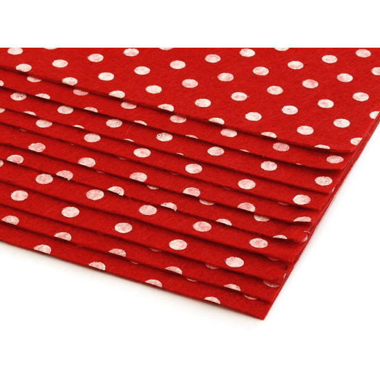 Filc dekoracyjny 20x30 cm kropeczki - Błękit pruski (12 Sztuki) Filc dekoracyjny 20x30 cm kropeczki - Błękit pruski (12 Sztuki)