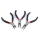 Set of jewellery pliers - Medium red (1 Set) Set of jewellery pliers - Medium red (1 Set)