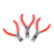 Set of jewellery pliers - Medium red (1 Set) Set of jewellery pliers - Medium red (1 Set)