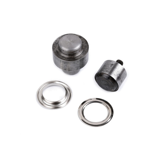 Aufsatz zum nieten von ösen, innen-ø 22 mm - Nickel (1 Set) Aufsatz zum nieten von ösen, innen-ø 22 mm - Nickel (1 Set)