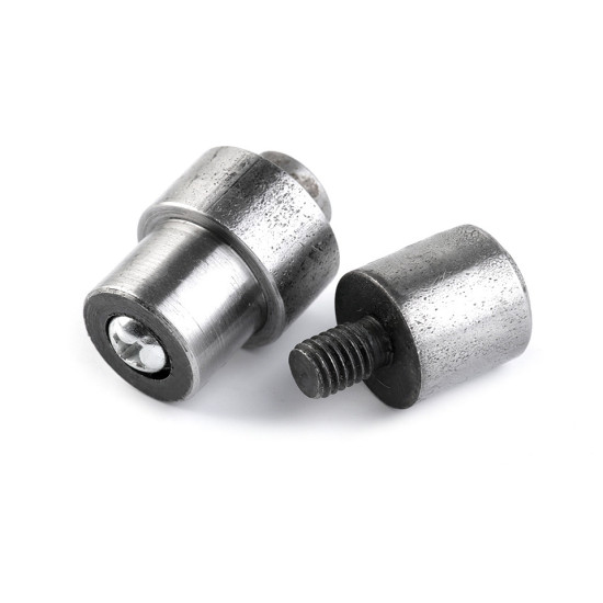 Aufsatz zum nieten von ösen, innen-ø 14 mm - Nickel (1 Set) Aufsatz zum nieten von ösen, innen-ø 14 mm - Nickel (1 Set)