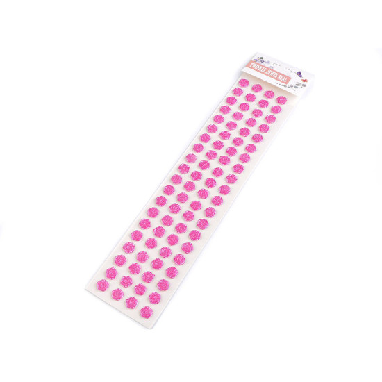 Trandafiri autoadezivi, ø11 mm - Roz violet (1 Card) Trandafiri autoadezivi, ø11 mm - Roz violet (1 Card)