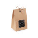 Paper bag with window and string - Natural brown (50 Pieces) Paper bag with window and string - Natural brown (50 Pieces)