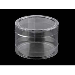 Opakowanie plastikowe cylindryczne ø74 mm - Transparent (1 Sztuka)