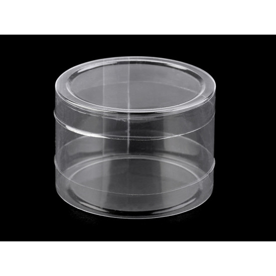 Opakowanie plastikowe cylindryczne ø74 mm - Transparent (100 Sztuki) Opakowanie plastikowe cylindryczne ø74 mm - Transparent (100 Sztuki)