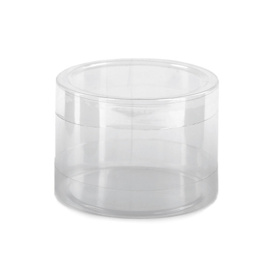 Opakowanie plastikowe cylindryczne ø74 mm - Transparent (100 Sztuki) Opakowanie plastikowe cylindryczne ø74 mm - Transparent (100 Sztuki)