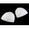 Coussinets de remplacement pour soutien-gorge /maillot de bain, taille s - Blanc (1 Paire)