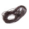 Corde en cuir, largeur 2 mm, 95 cm - Marron foncé (20 Pièces)