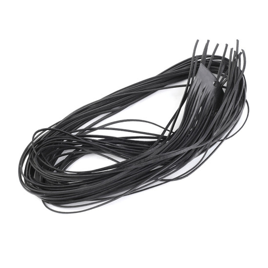 Corde en cuir, largeur 2 mm, 95 cm - Noir (40 Pièces) Corde en cuir, largeur 2 mm, 95 cm - Noir (40 Pièces)