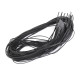 Corde en cuir, largeur 2 mm, 95 cm - Noir (40 Pièces) Corde en cuir, largeur 2 mm, 95 cm - Noir (40 Pièces)