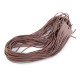 Corde en cuir, largeur 2 mm, 95 cm - Noir (40 Pièces) Corde en cuir, largeur 2 mm, 95 cm - Noir (40 Pièces)
