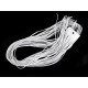 Corde en cuir, largeur 2 mm, 95 cm - Noir (40 Pièces) Corde en cuir, largeur 2 mm, 95 cm - Noir (40 Pièces)