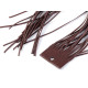 Corde en cuir, largeur 2 mm, 95 cm - Noir (40 Pièces) Corde en cuir, largeur 2 mm, 95 cm - Noir (40 Pièces)