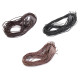 Corde en cuir, largeur 2 mm, 95 cm - Noir (40 Pièces) Corde en cuir, largeur 2 mm, 95 cm - Noir (40 Pièces)