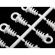 Diy plastic screw eyes 1.1x2.5 cm for polyester shapes - White milk (12 Pieces) Diy plastic screw eyes 1.1x2.5 cm for polyester shapes - White milk (12 Pieces)
