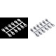 Diy plastic screw eyes 1.1x2.5 cm for polyester shapes - White milk (12 Pieces) Diy plastic screw eyes 1.1x2.5 cm for polyester shapes - White milk (12 Pieces)