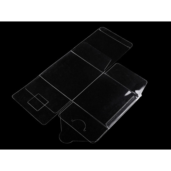 Pudełko plastikowe - Transparent (10 Sztuki)