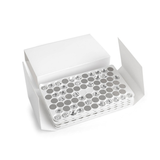 Szlifowane kamienie, dżety do przyszycia ø10 mm - Crystal (12 Sztuki) Szlifowane kamienie, dżety do przyszycia ø10 mm - Crystal (12 Sztuki)
