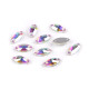 Szlifowane kamienie, dżety do przyszycia - Crystal ab (189 Sztuki) Szlifowane kamienie, dżety do przyszycia - Crystal ab (189 Sztuki)