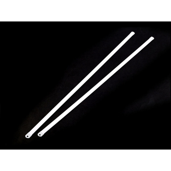 Flat metal corset boning width 8 mm length 30; 35; 40 cm - White (2 Pieces) Flat metal corset boning width 8 mm length 30; 35; 40 cm - White (2 Pieces)