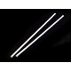 Flat metal corset boning width 8 mm length 30; 35; 40 cm - White (2 Pieces) Flat metal corset boning width 8 mm length 30; 35; 40 cm - White (2 Pieces)