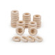 Anneau en bois, ø 24 mm - Naturel clair (10 Pièces) Anneau en bois, ø 24 mm - Naturel clair (10 Pièces)