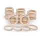 Anneau en bois, ø 70 mm - Naturel clair (10 Pièces) Anneau en bois, ø 70 mm - Naturel clair (10 Pièces)
