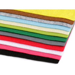 Filc dekoracyjny soft 30x30 cm - Mix (12 Sztuki)