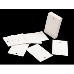 Cenówka papierowa / metka 40x60mm - White (1500 Sztuki)