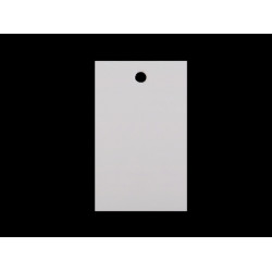 Cenówka papierowa / metka 30x50mm - White (1500 Sztuki)