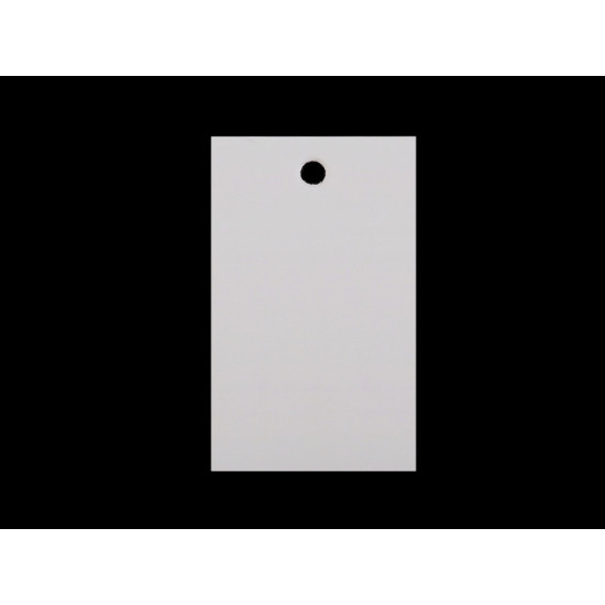 Cenówka papierowa / metka 30x50mm - White (250 Sztuki) Cenówka papierowa / metka 30x50mm - White (250 Sztuki)