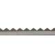 Nożyczki zygzak długość 24 cm półkola / ząbki - Losowe kolory (12 Sztuki)
