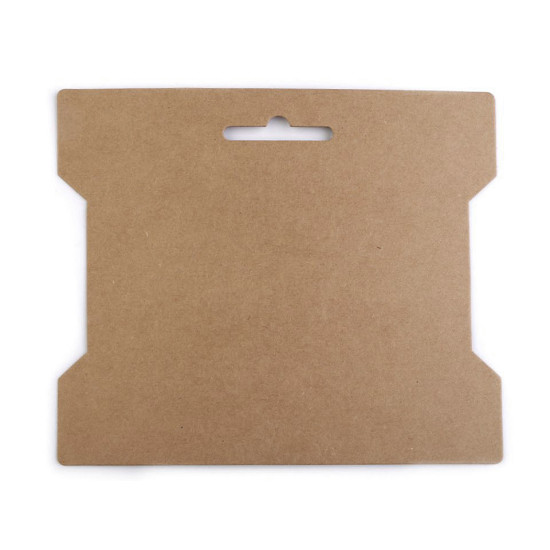 Karta papierowa 14x16,3 cm - Naturalny brąz (1000 Sztuki) Karta papierowa 14x16,3 cm - Naturalny brąz (1000 Sztuki)