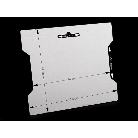 Karta papierowa 14x16,3 cm - Naturalny brąz (1000 Sztuki) Karta papierowa 14x16,3 cm - Naturalny brąz (1000 Sztuki)