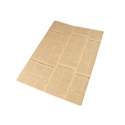 Papier dekoracyjny / do pakowania 50x70 cm - Naturalny brąz (10 Sztuki)