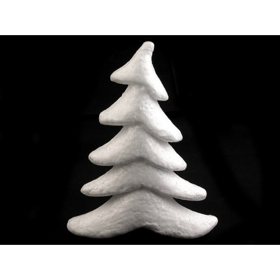 Choinka styropianowa 16x20 cm - White (3 Sztuki) Choinka styropianowa 16x20 cm - White (3 Sztuki)