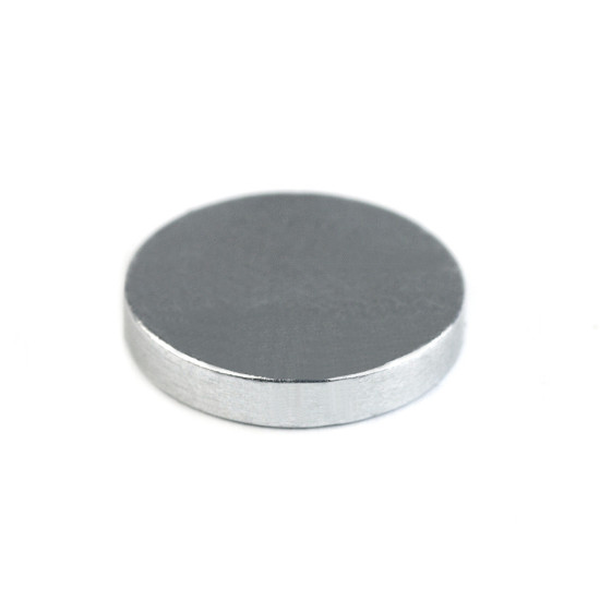 Aimant, ø 10 mm - Nickel (5 Pièces)