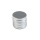 Aimant, ø 10 mm - Nickel (5 Pièces)