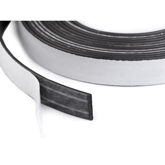 Bande magnétique auto-adhésive - Noir (4 Pièces) Bande magnétique auto-adhésive - Noir (4 Pièces)