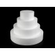 Baza styropianowa do tortu ø10 cm - White (4 Sztuki)