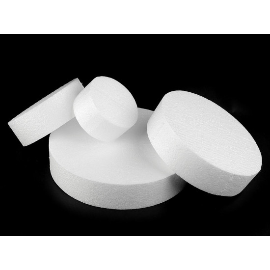 Baza styropianowa do tortu ø10 cm - White (4 Sztuki)