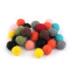 Kulki filcowe / pompony ø15 mm - Szary (10 Sztuki) Kulki filcowe / pompony ø15 mm - Szary (10 Sztuki)