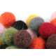 Kulki filcowe / pompony ø15 mm - Szary (10 Sztuki) Kulki filcowe / pompony ø15 mm - Szary (10 Sztuki)