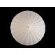 Natural white paper parasol, bamboo handle ø38.5 cm - White natural (1 Piece) Natural white paper parasol, bamboo handle ø38.5 cm - White natural (1 Piece)