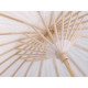 Natural white paper parasol, bamboo handle ø38.5 cm - White natural (1 Piece) Natural white paper parasol, bamboo handle ø38.5 cm - White natural (1 Piece)