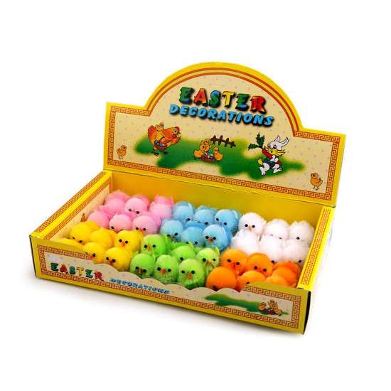 Easter chicks 2.5x4 cm - Mix (36 Pieces) Easter chicks 2.5x4 cm - Mix (36 Pieces)
