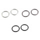Anello / o-ring, dimensioni: ø 25 mm - Luce dorata (10 Pezzi) Anello / o-ring, dimensioni: ø 25 mm - Luce dorata (10 Pezzi)