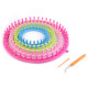 Knitting loom set for shawls, snoods, hats - As pictured (1 Set) Knitting loom set for shawls, snoods, hats - As pictured (1 Set)